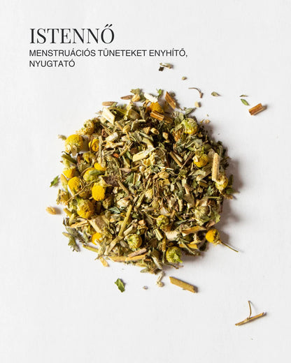 ISTENNŐ – Menstruációs szálas teakeverék