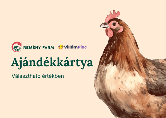 Remény Farm Csirkehús ajándékkártya 2026