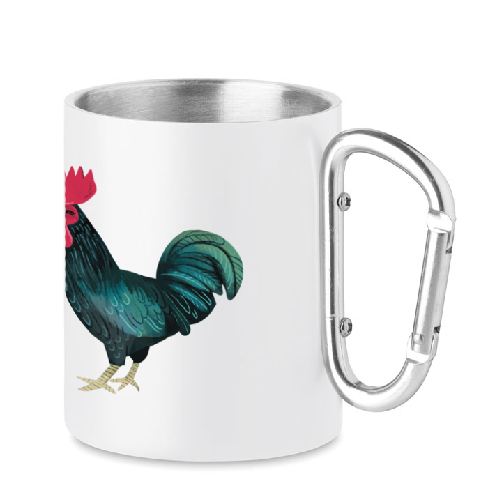 Remény Farm karabíneres acél bögre