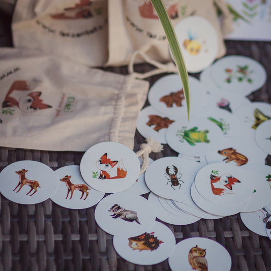 Erdei memória játék