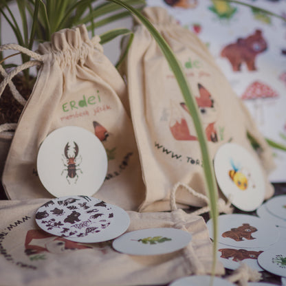 Erdei memória játék